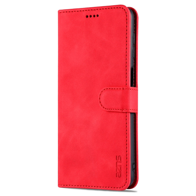 For Samsung Galaxy A32 5G AZNS Skin Feel Calf Texture Horizontal Flip Leather Case with Card Slots & Holder & Wallet