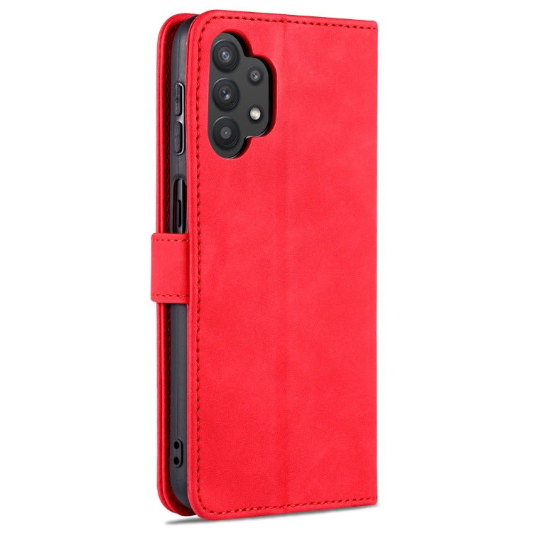 For Samsung Galaxy A32 5G AZNS Skin Feel Calf Texture Horizontal Flip Leather Case with Card Slots & Holder & Wallet