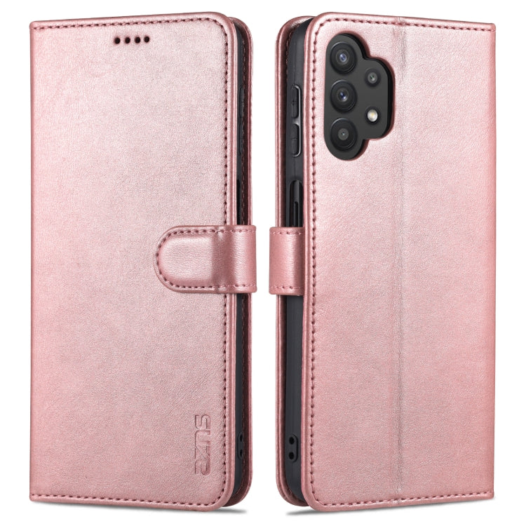 For Samsung Galaxy A32 5G AZNS Skin Feel Calf Texture Horizontal Flip Leather Case with Card Slots & Holder & Wallet