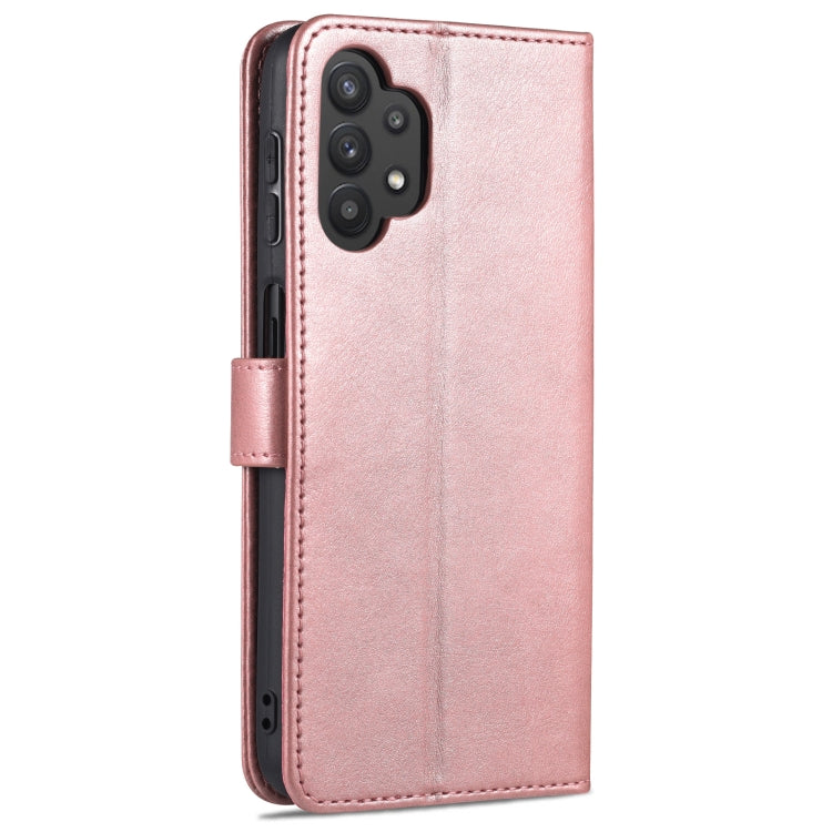 For Samsung Galaxy A32 5G AZNS Skin Feel Calf Texture Horizontal Flip Leather Case with Card Slots & Holder & Wallet