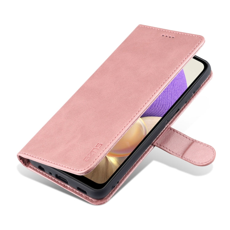 For Samsung Galaxy A32 5G AZNS Skin Feel Calf Texture Horizontal Flip Leather Case with Card Slots & Holder & Wallet