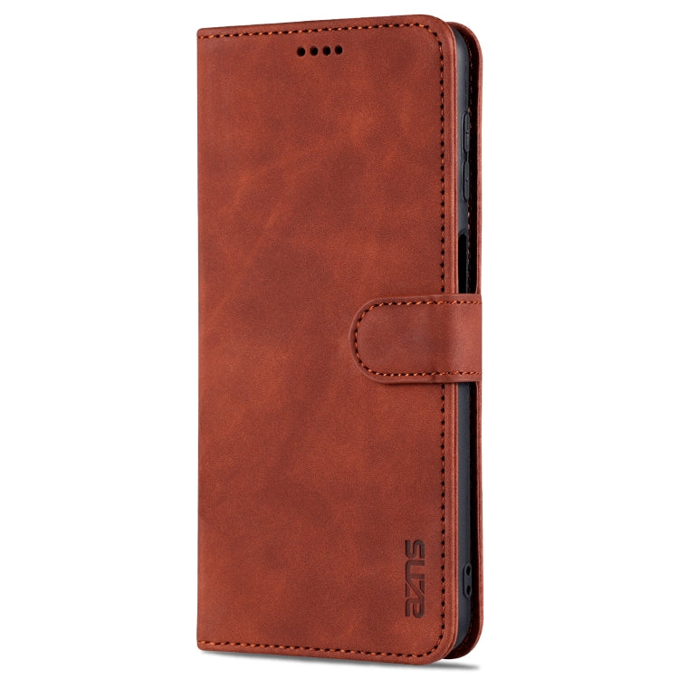 For Samsung Galaxy A32 5G AZNS Skin Feel Calf Texture Horizontal Flip Leather Case with Card Slots & Holder & Wallet