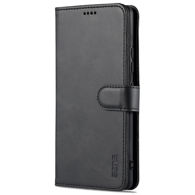 For Samsung Galaxy A42 5G AZNS Skin Feel Calf Texture Horizontal Flip Leather Case with Card Slots & Holder & Wallet