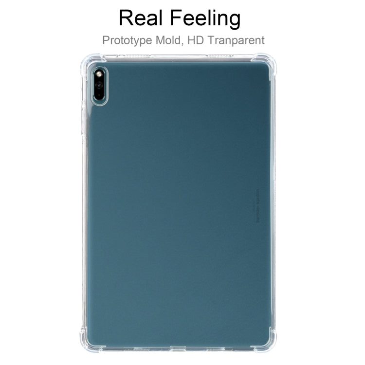 For Huawei MatePad 11 3mm Four-corner Shockproof Transparent TPU Case(Transparent)