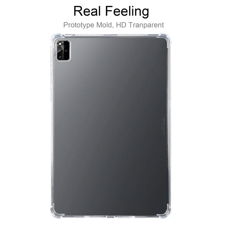 For Huawei MatePad Pro 12.6 2021 3mm Four-corner Shockproof Transparent TPU Case(Transparent)