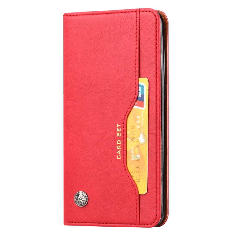 For iPhone 13 mini Knead Skin Texture Horizontal Flip Leather Case with Photo Frame & Holder & Card Slots & Wallet