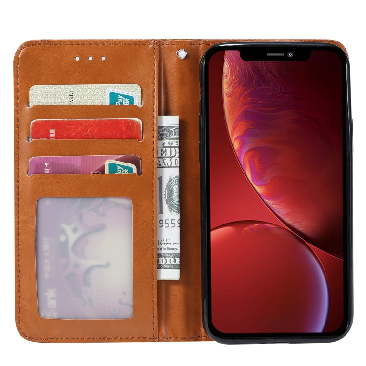 For iPhone 13 mini Knead Skin Texture Horizontal Flip Leather Case with Photo Frame & Holder & Card Slots & Wallet