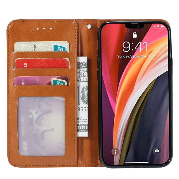For iPhone 13 Pro Max Knead Skin Texture Horizontal Flip Leather Case with Photo Frame & Holder & Card Slots & Wallet