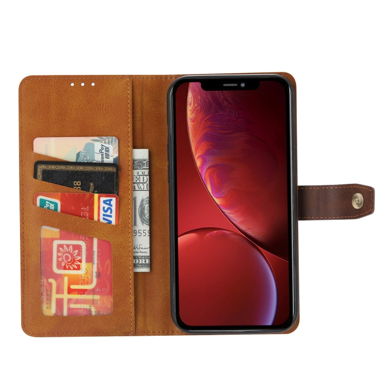 For iPhone 13 mini Calf Texture Double Fold Clasp Horizontal Flip Leather Case with Photo Frame & Holder & Card Slots & Wallet