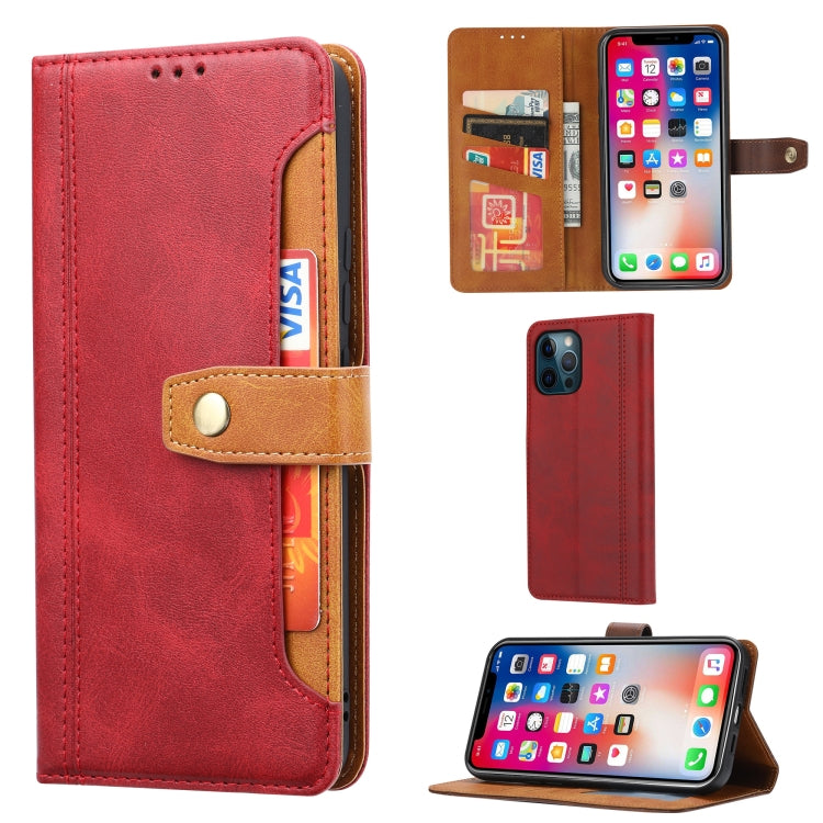 For iPhone 13 Pro Calf Texture Double Fold Clasp Horizontal Flip Leather Case with Photo Frame & Holder & Card Slots & Wallet