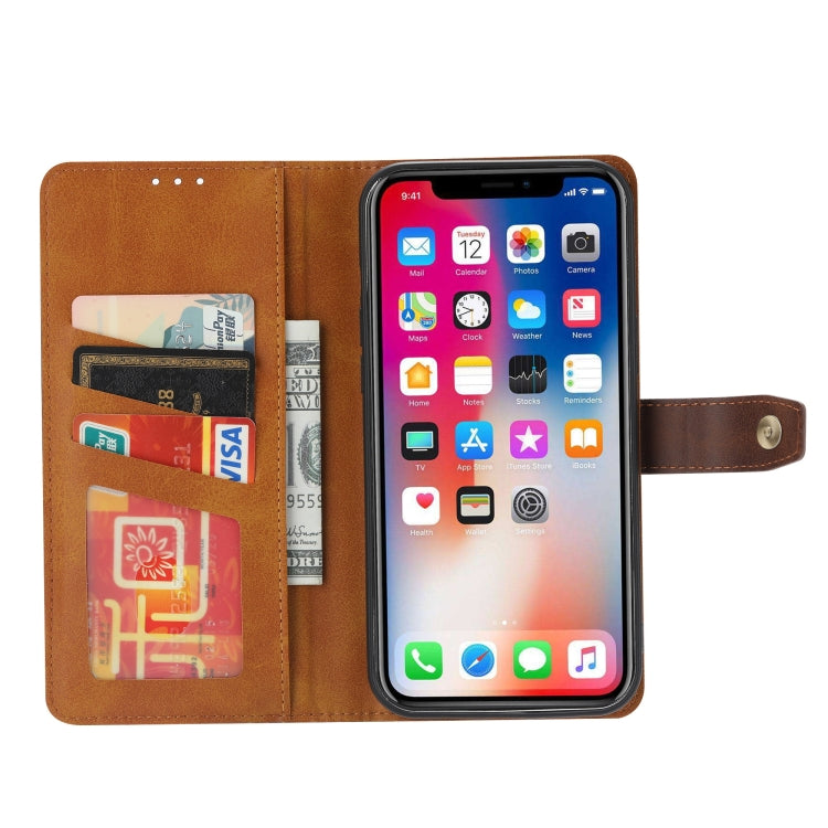 For iPhone 13 Pro Calf Texture Double Fold Clasp Horizontal Flip Leather Case with Photo Frame & Holder & Card Slots & Wallet