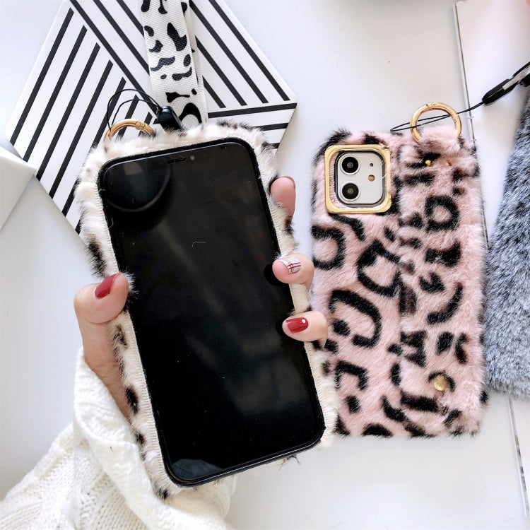 For iPhone 11 Pro Plush Phone Protect Case with Wrist Strap Sling