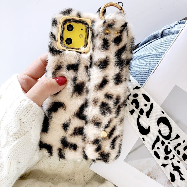 For iPhone 11 Pro Plush Phone Protect Case with Wrist Strap Sling