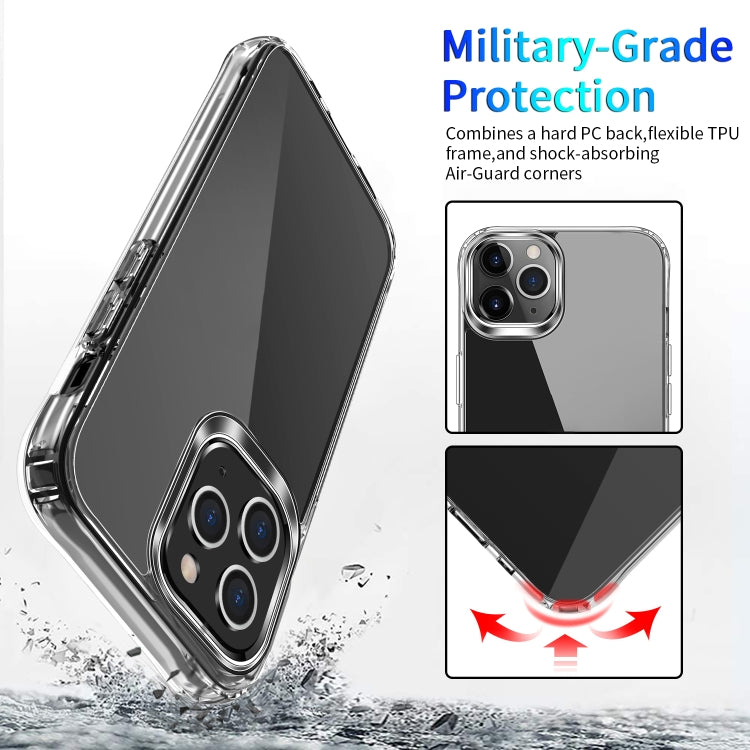 For iPhone 13 Pro Max Clear Crystal Acrylic +TPU Four-corner Shockproof Case (Transparent)