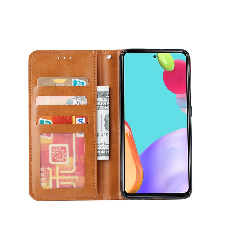 For Samsung Galaxy A82 5G Knead Skin Texture Horizontal Flip Leather Case with Photo Frame & Holder & Card Slots & Wallet