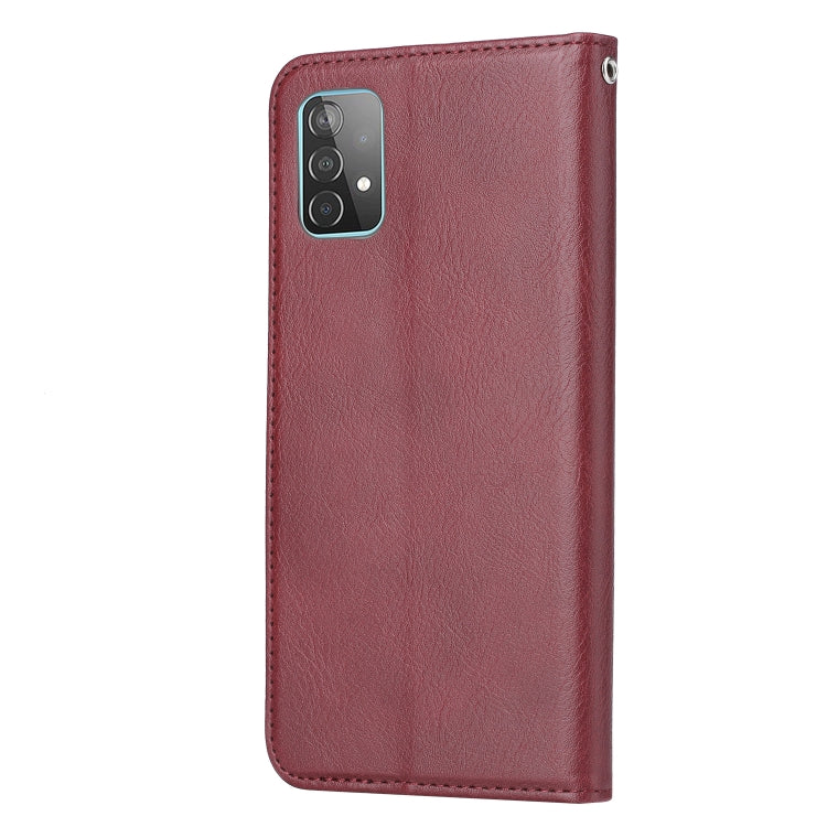 For Samsung Galaxy A82 5G Knead Skin Texture Horizontal Flip Leather Case with Photo Frame & Holder & Card Slots & Wallet
