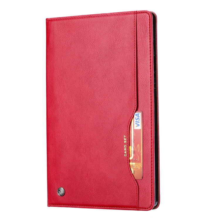 For Samsung Galaxy Tab S7 FE Knead Skin Texture Horizontal Flip Leather Case with Photo Frame & Holder & Card Slots & Wallet