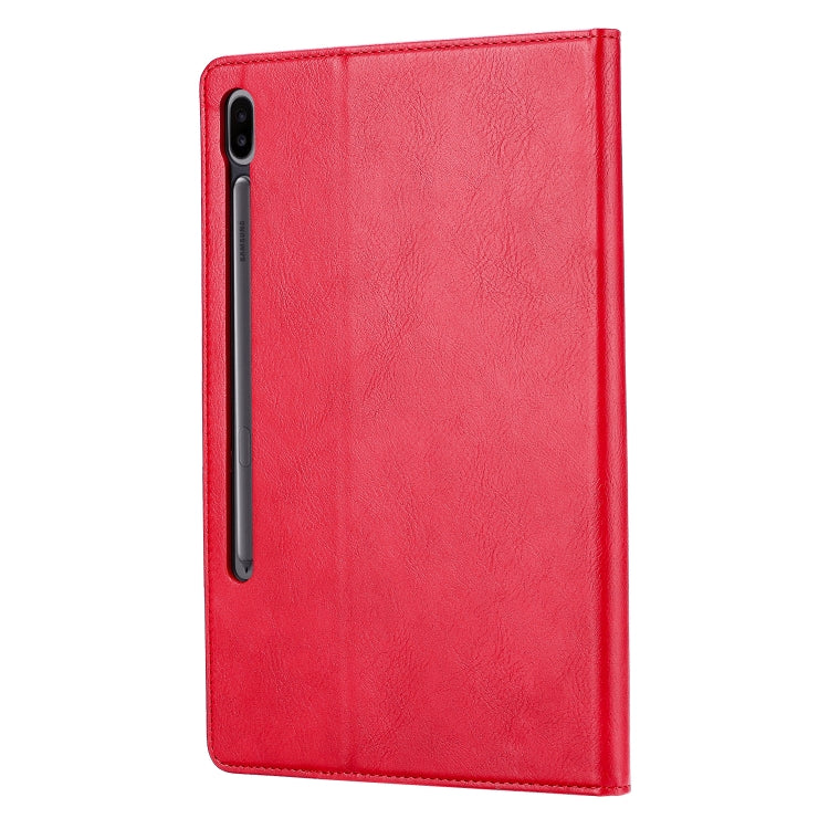 For Samsung Galaxy Tab S7 FE Knead Skin Texture Horizontal Flip Leather Case with Photo Frame & Holder & Card Slots & Wallet