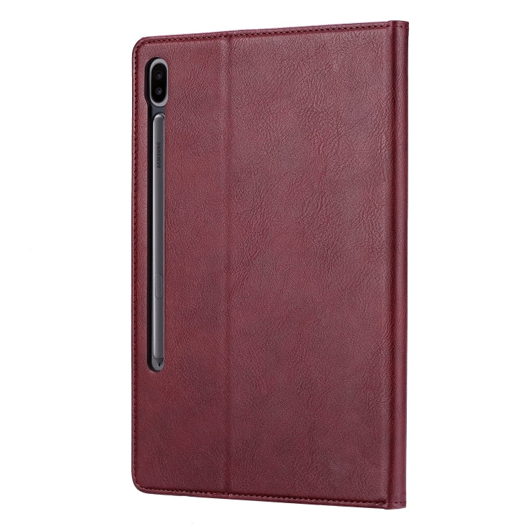 For Samsung Galaxy Tab S7 FE Knead Skin Texture Horizontal Flip Leather Case with Photo Frame & Holder & Card Slots & Wallet