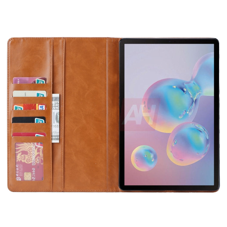 For Samsung Galaxy Tab S7 FE Knead Skin Texture Horizontal Flip Leather Case with Photo Frame & Holder & Card Slots & Wallet
