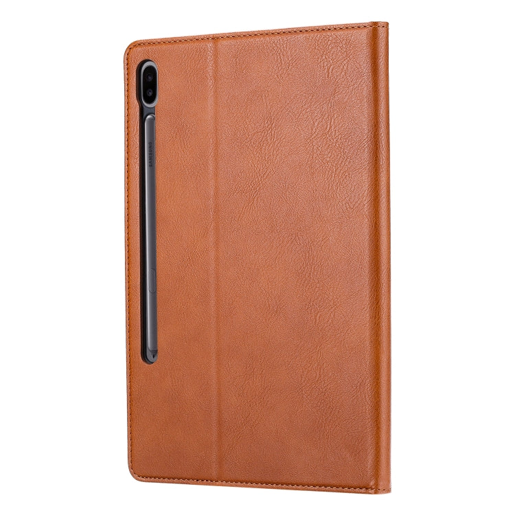 For Samsung Galaxy Tab S7 FE Knead Skin Texture Horizontal Flip Leather Case with Photo Frame & Holder & Card Slots & Wallet