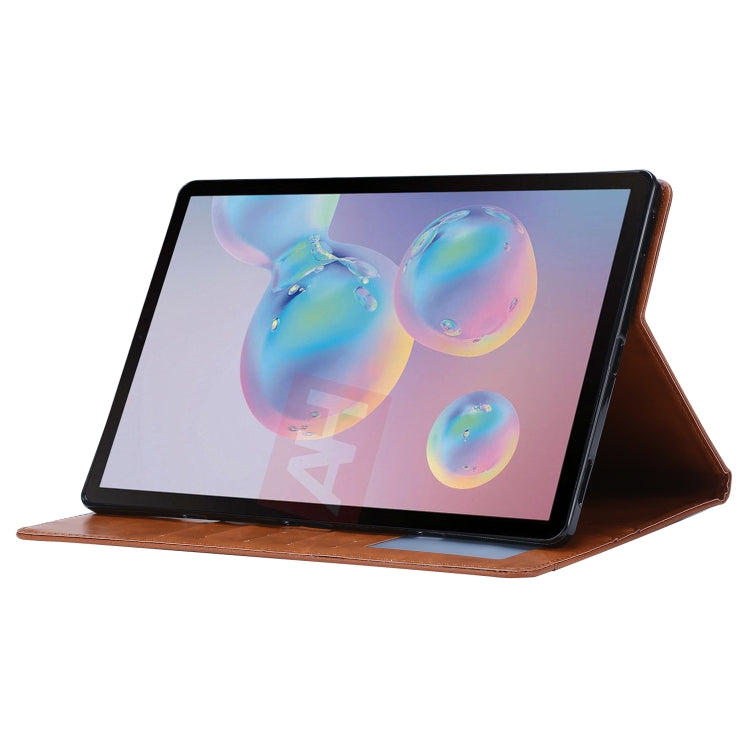 For Samsung Galaxy Tab S7 FE Knead Skin Texture Horizontal Flip Leather Case with Photo Frame & Holder & Card Slots & Wallet