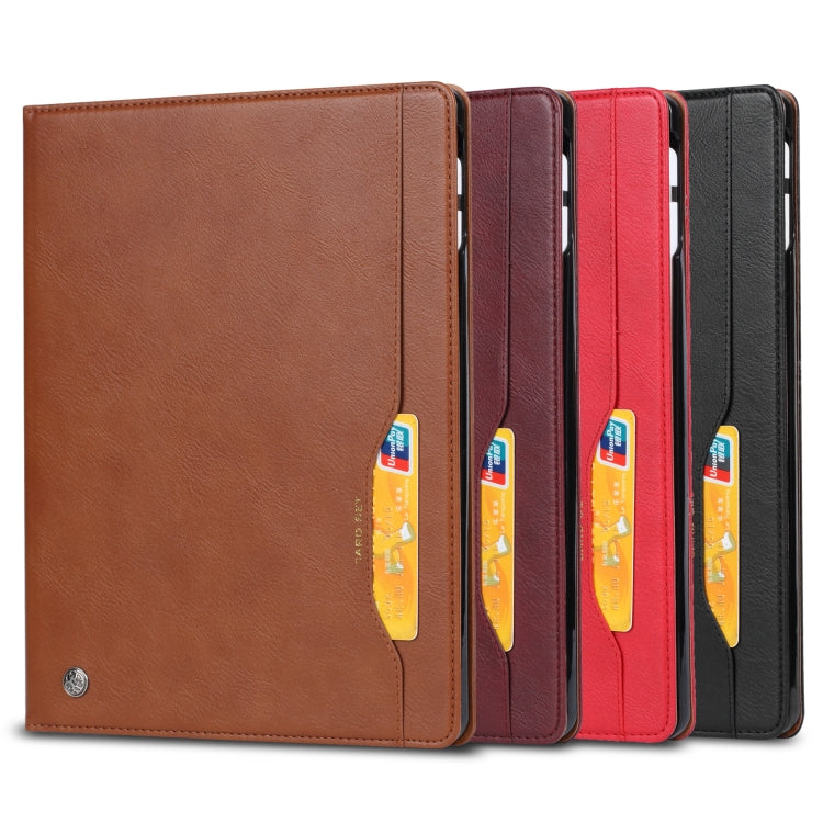 For iPad Pro 11 2022 / 2021 Knead Skin Texture Horizontal Flip Leather Tablet Case with Photo Frame & Holder & Card Slots & Wallet
