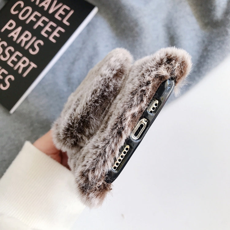 For iPhone 11 Pro Plush Phone Protect Case with Mirror