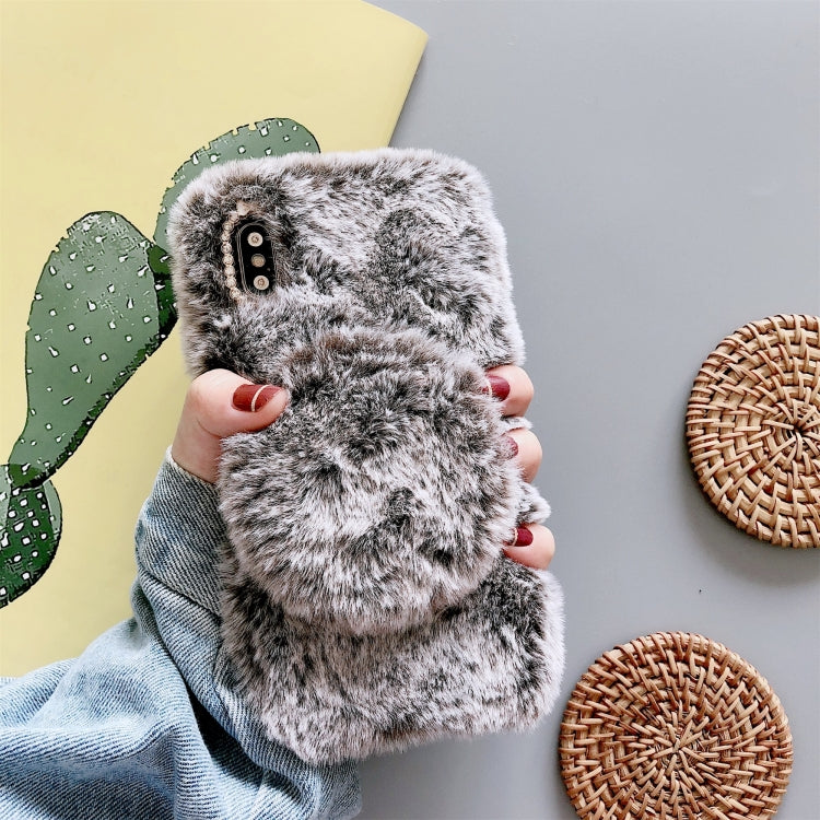 For iPhone X / XS Plush Phone Protect Case with Mirror