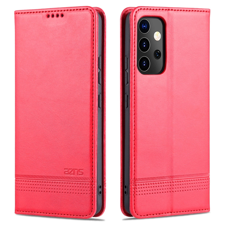 For Samsung Galaxy A82 5G AZNS Magnetic Calf Texture Horizontal Flip Leather Case with Card Slots & Holder & Wallet