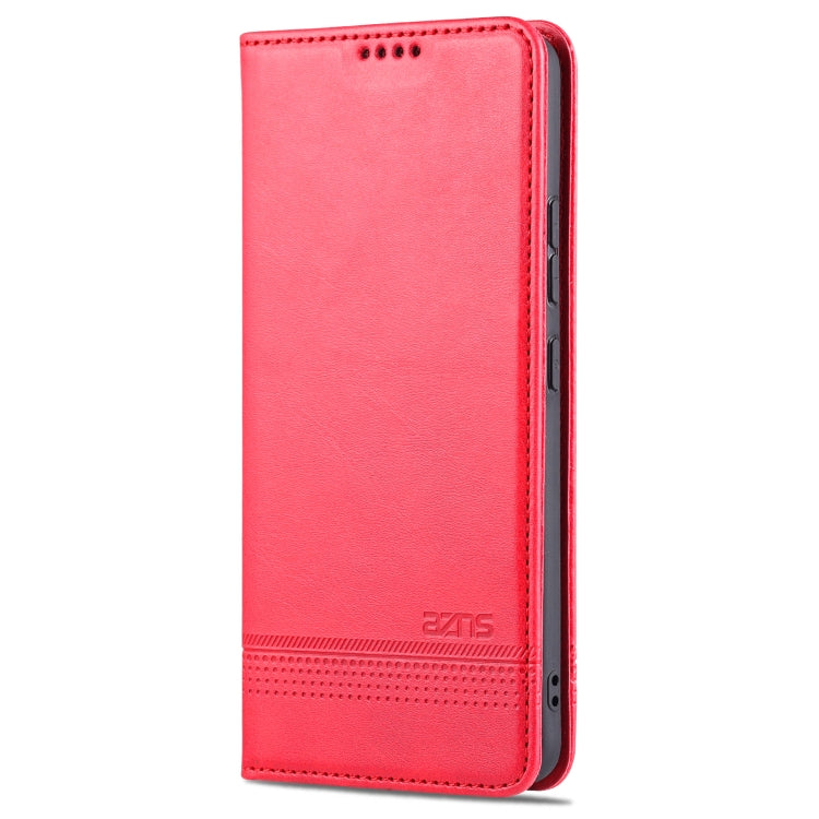 For Samsung Galaxy A82 5G AZNS Magnetic Calf Texture Horizontal Flip Leather Case with Card Slots & Holder & Wallet