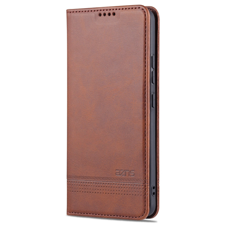 For Samsung Galaxy A82 5G AZNS Magnetic Calf Texture Horizontal Flip Leather Case with Card Slots & Holder & Wallet