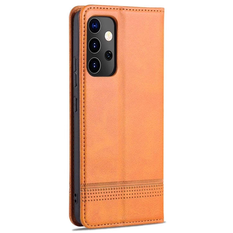 For Samsung Galaxy A82 5G AZNS Magnetic Calf Texture Horizontal Flip Leather Case with Card Slots & Holder & Wallet