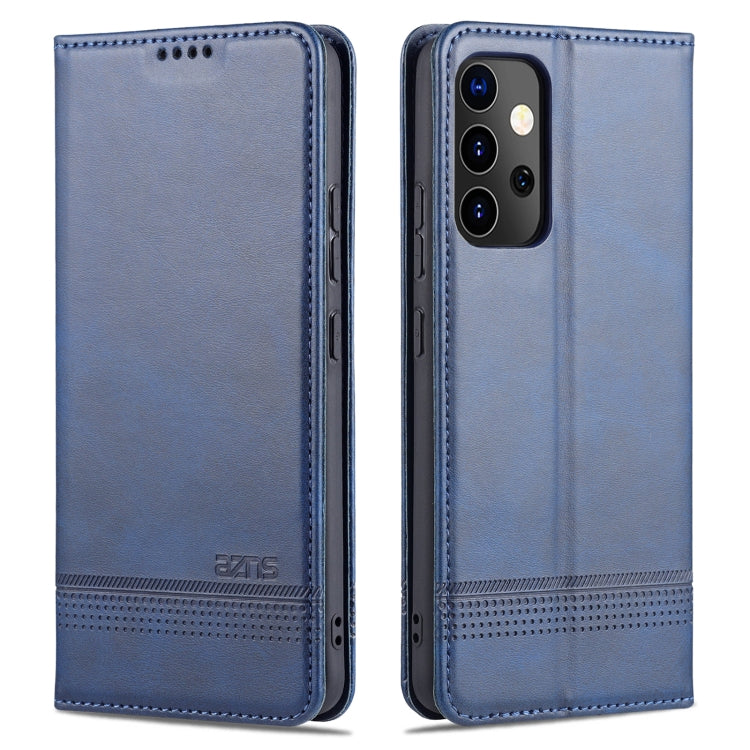 For Samsung Galaxy A82 5G AZNS Magnetic Calf Texture Horizontal Flip Leather Case with Card Slots & Holder & Wallet