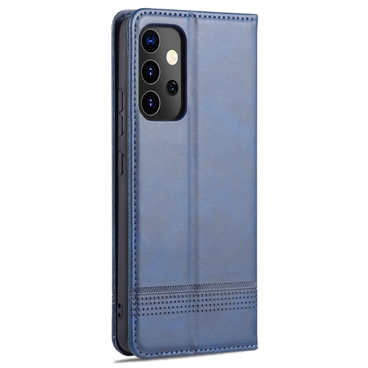 For Samsung Galaxy A82 5G AZNS Magnetic Calf Texture Horizontal Flip Leather Case with Card Slots & Holder & Wallet