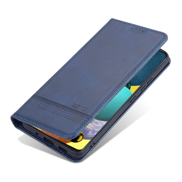 For Samsung Galaxy A82 5G AZNS Magnetic Calf Texture Horizontal Flip Leather Case with Card Slots & Holder & Wallet