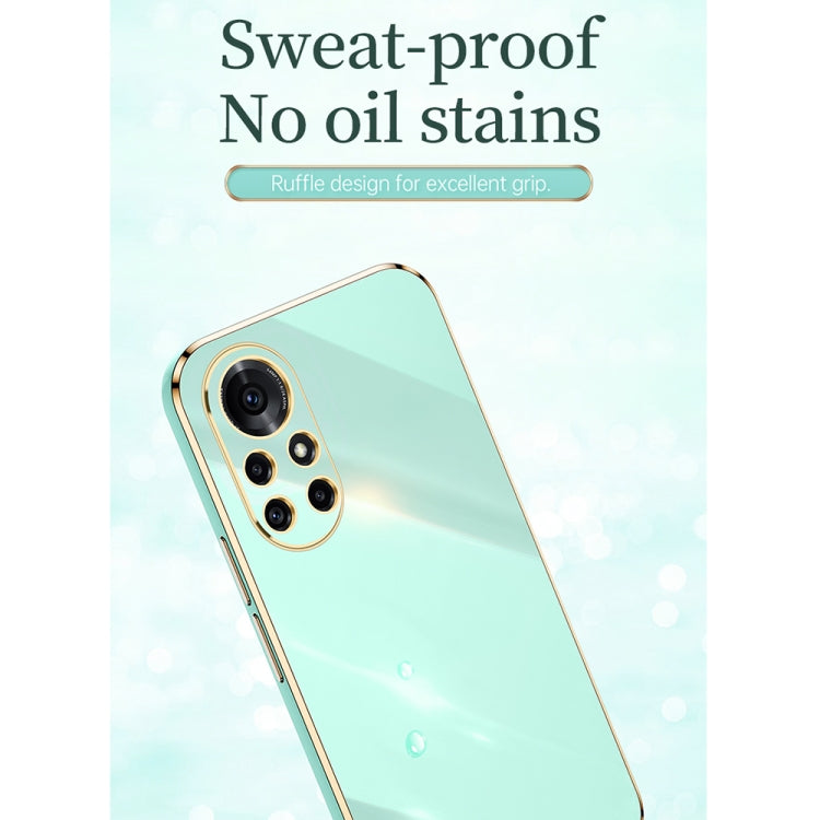 For Huawei nova 8 Pro 5G XINLI Straight 6D Plating Gold Edge TPU Shockproof Case