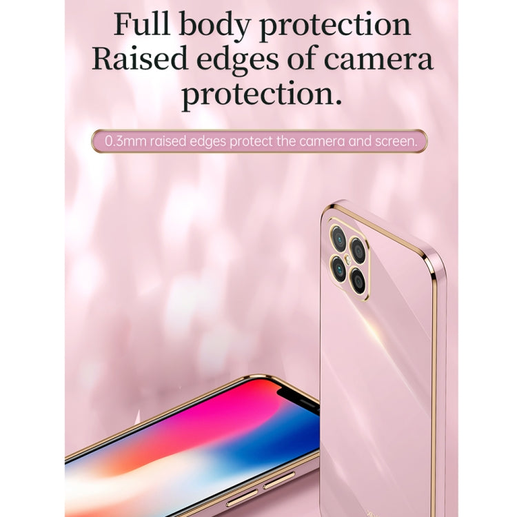 For Huawei nova 8 SE XINLI Straight 6D Plating Gold Edge TPU Shockproof Case