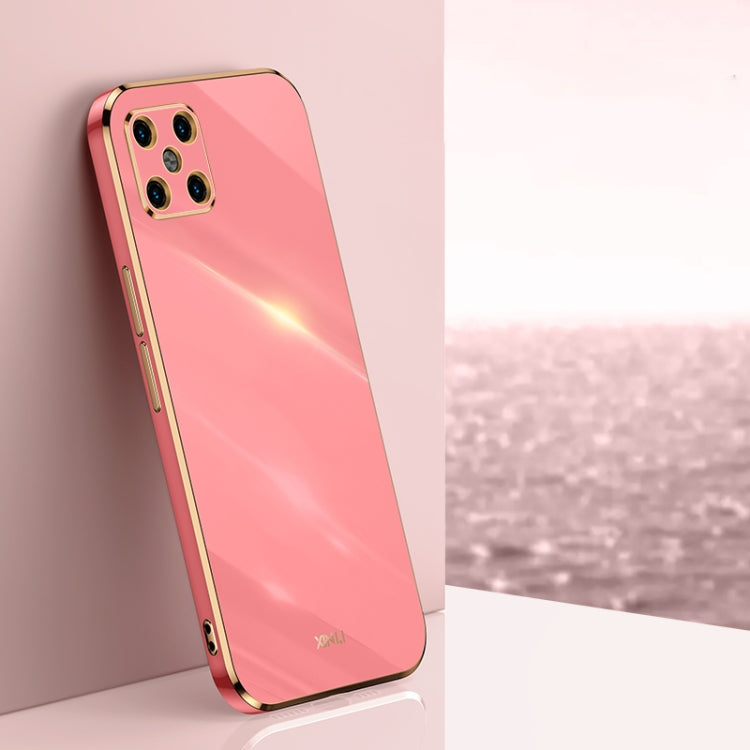 For Huawei nova 8 SE XINLI Straight 6D Plating Gold Edge TPU Shockproof Case