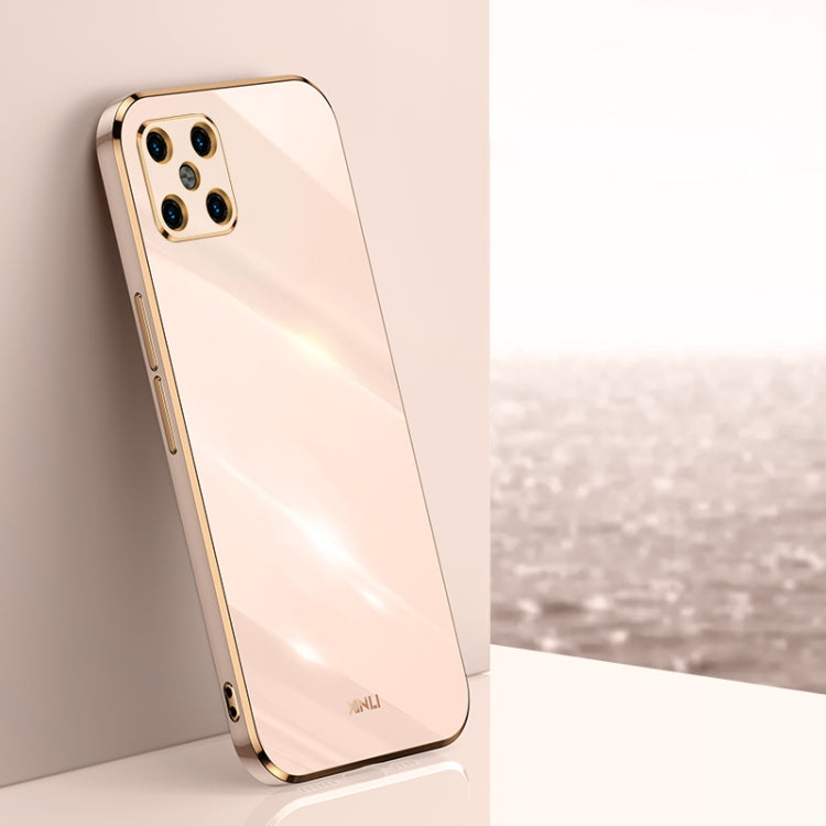 For Huawei nova 8 SE XINLI Straight 6D Plating Gold Edge TPU Shockproof Case