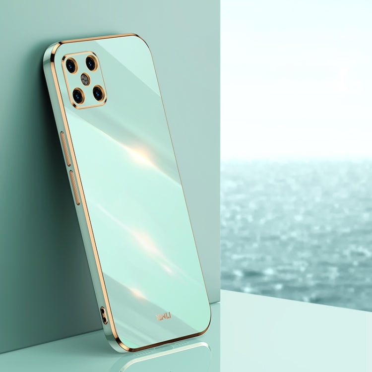 For Huawei nova 8 SE XINLI Straight 6D Plating Gold Edge TPU Shockproof Case