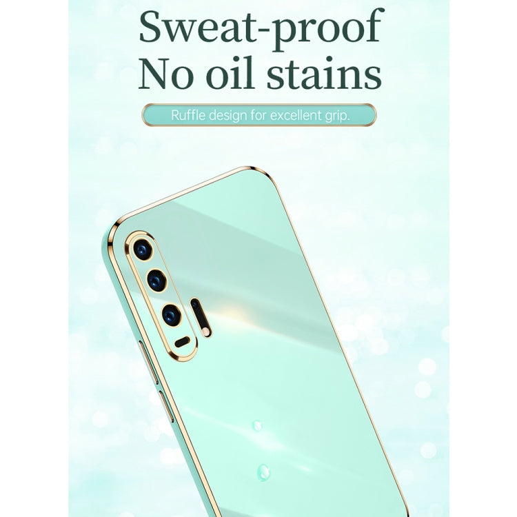 For Honor 20 Pro XINLI Straight 6D Plating Gold Edge TPU Shockproof Case