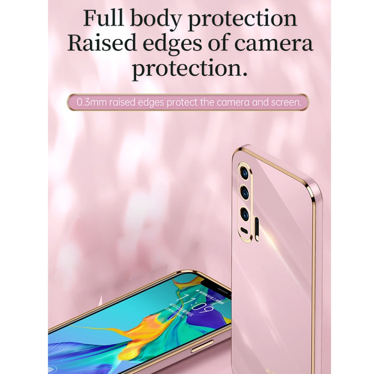 For Honor 20 Pro XINLI Straight 6D Plating Gold Edge TPU Shockproof Case