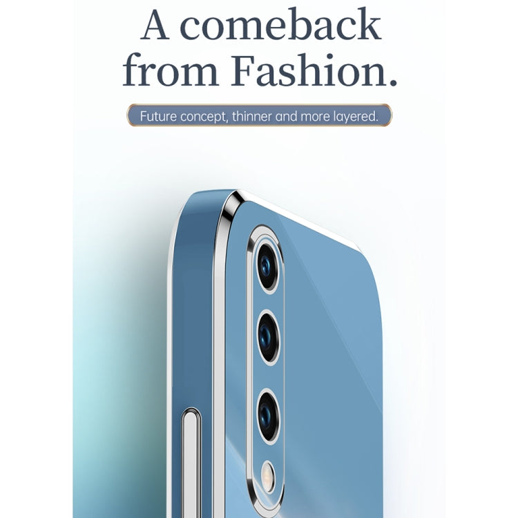 For Honor 20 Lite XINLI Straight 6D Plating Gold Edge TPU Shockproof Case