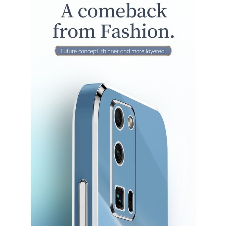 For Honor 30 XINLI Straight 6D Plating Gold Edge TPU Shockproof Case