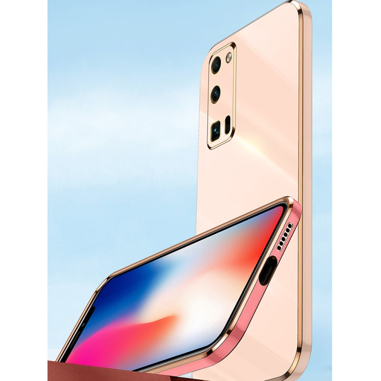 For Honor 30S XINLI Straight 6D Plating Gold Edge TPU Shockproof Case