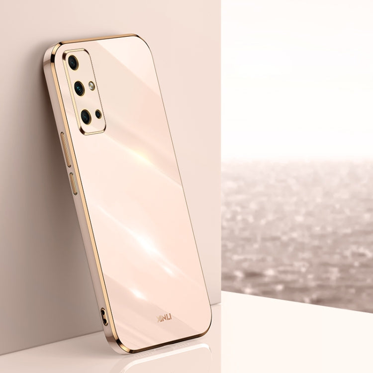 For Honor 30S XINLI Straight 6D Plating Gold Edge TPU Shockproof Case