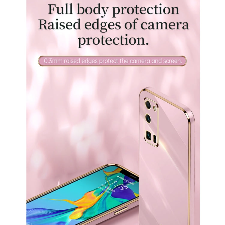 For Honor 30S XINLI Straight 6D Plating Gold Edge TPU Shockproof Case