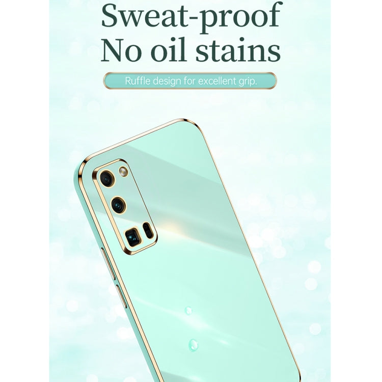 For Honor 30S XINLI Straight 6D Plating Gold Edge TPU Shockproof Case