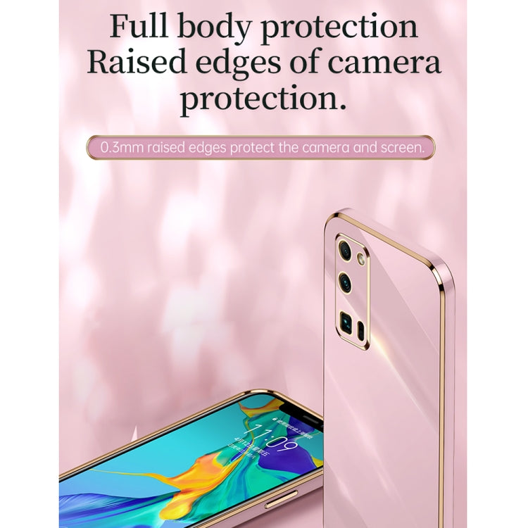For Honor 30 Youth XINLI Straight 6D Plating Gold Edge TPU Shockproof Case